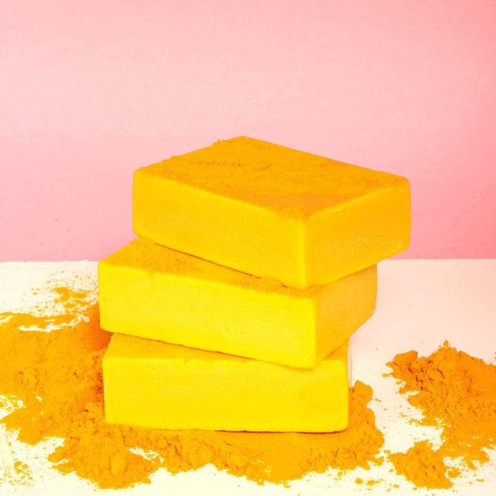 Honey Glow Lemon Turmeric Kojic Soap – Natural Brightening Bar for Face and Body