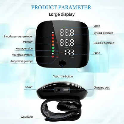 Digital Wrist Blood Pressure Monitor